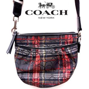 Coach, Tartan Plaid, convertible crossbody purse